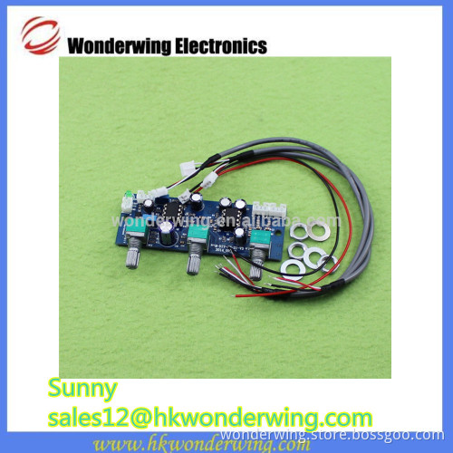 2.1 track level preamp Low pass filter plate Mega bass level preamp The first single power amplifier F7A2